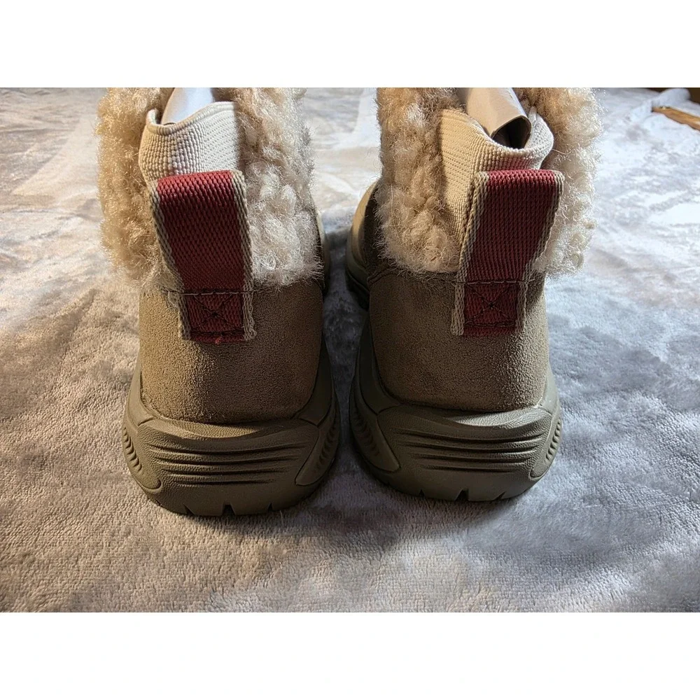 Merrell Icepack 2 Bluff Polar WP Womens 5 Camel Waterproof Faux Fur Suede Boots